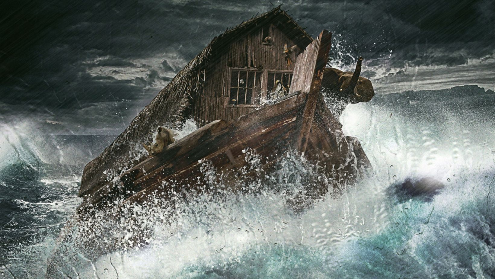 What are the common motifs in flood myths?